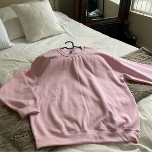 Oversized pink Sweatshirt
